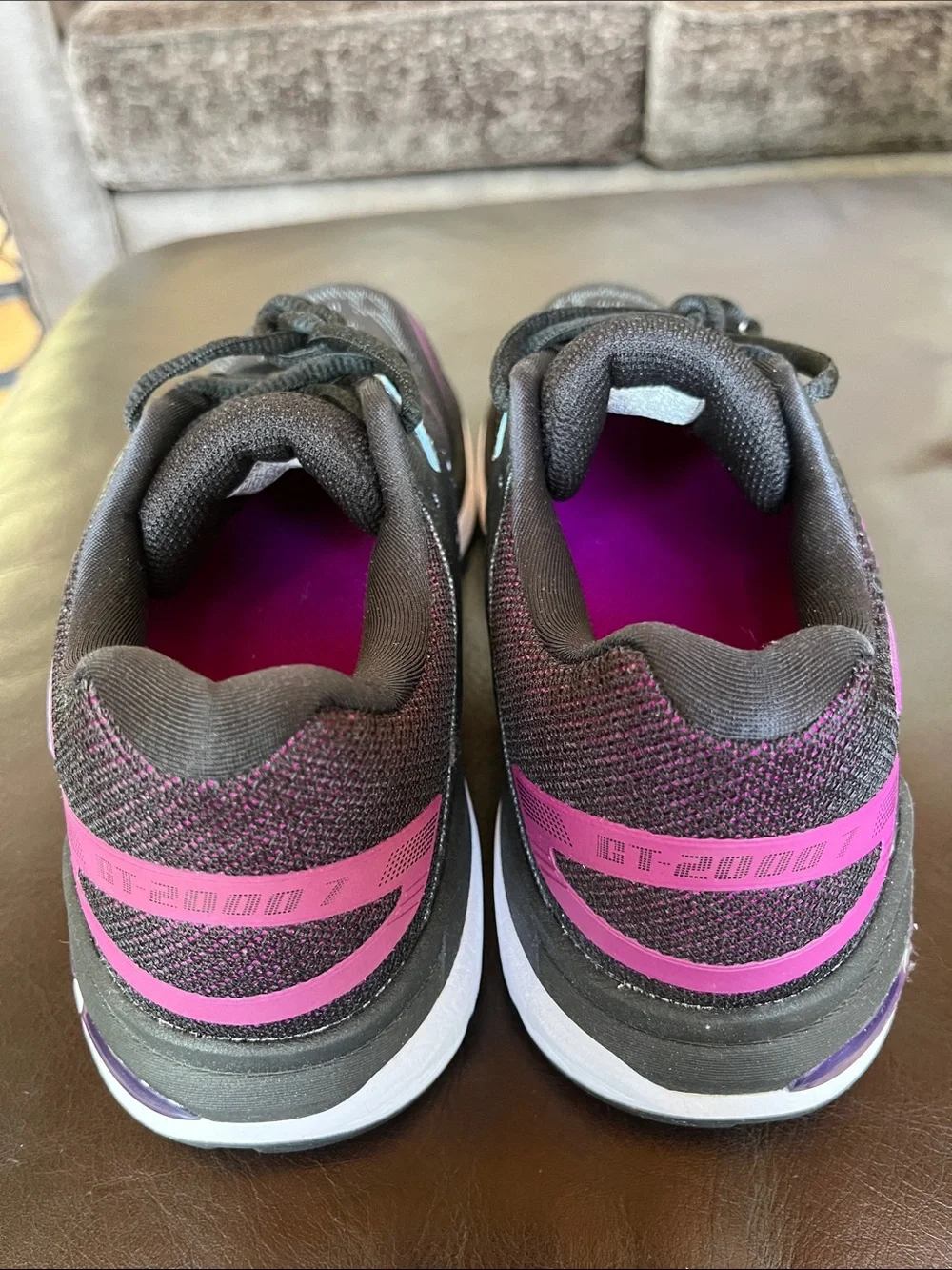 NWOT Asics Black and Purple Women's Athletic Running Shoes